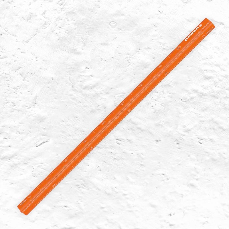 Penco Drafting Scale Ruler - Orange - by Hightide