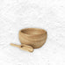 Menageri Oak Salt Cellar with Spoon - des. Kay Bojesen