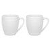 Coffee Bar White Bone China Coffee Cups - Set of 2 - by Könitz
