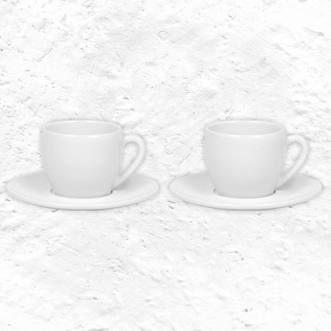 Coffee Bar Coffee Cups & Saucers - Set of 2 - by Könitz