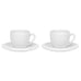 Coffee Bar Coffee Cups & Saucers - Set of 2 - by Könitz