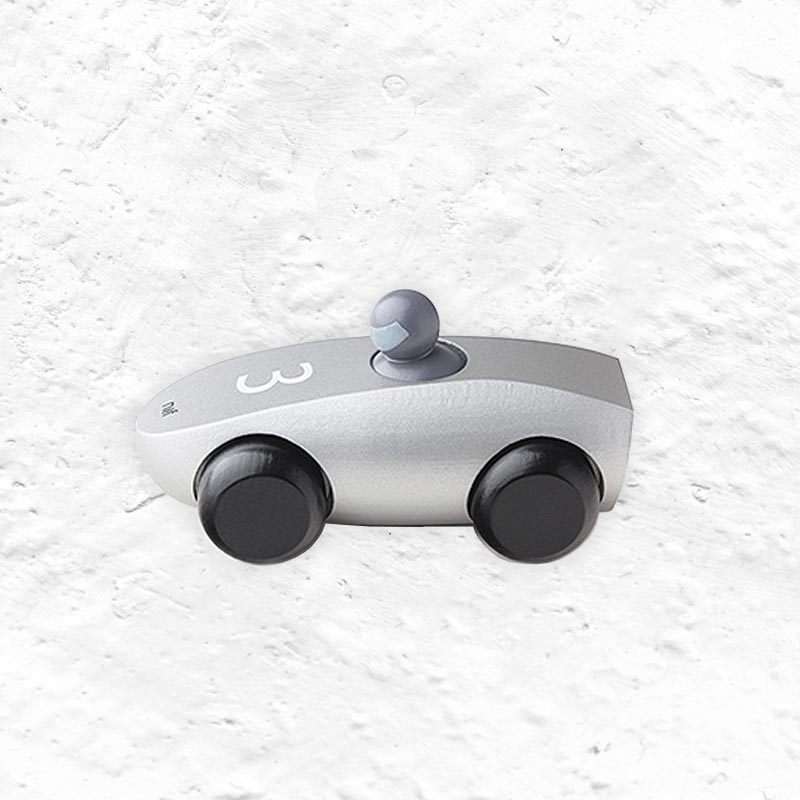 Wooden Car - Silver - by Naef Spiel