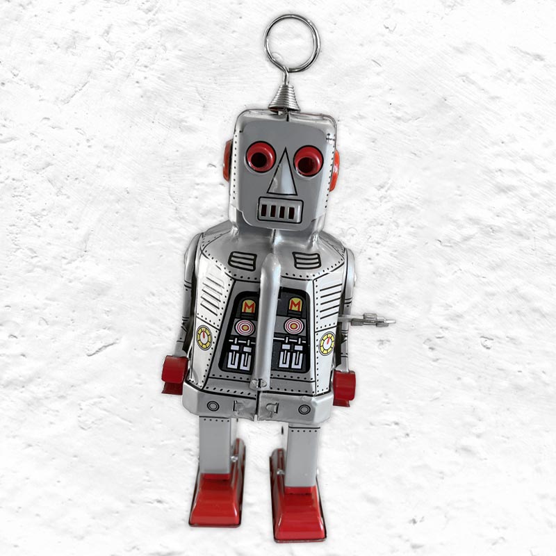 Space Robot Silver - 20cm