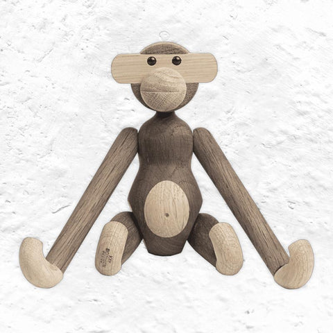 Monkey - Small - Oak/Smoked Oak (des. Kay Bojesen, 1951)