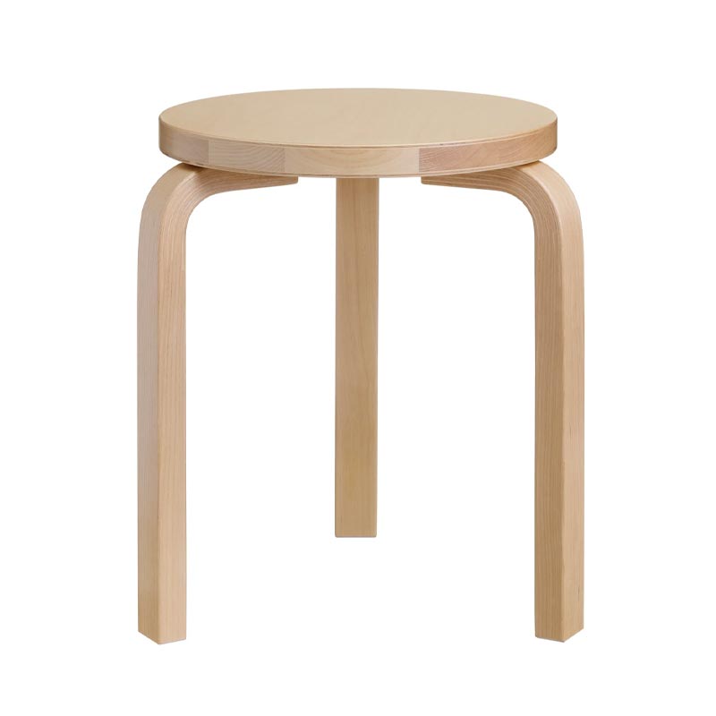 Stool 60 des Alvar Aalto, 1933 (made by Artek)