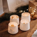 Porcelain tea light holder - Fir Forest - by Räder
