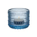 Kastehelmi tealight holder - Aqua - des. Oiva Toikka, made by Iittala
