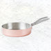 The Rice copper and silver risotto pan des. Lara Caffi for knIndustrie - 28cm diameter