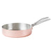 The Rice copper and silver risotto pan des. Lara Caffi for knIndustrie - 28cm diameter