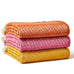 Twist Yellow Pure New Wool Throw by Tweedmill