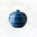 Rimini Blu Vase Number 43 des. Aldo Londi for Bitossi