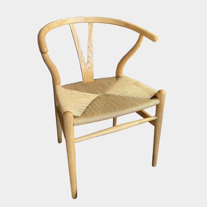 CH24 Wishbone chair - lacquered ash - des. Hans J. Wegner - by Carl Hansen & Son