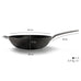 Skottsberg Cast Iron Wok - 34cm