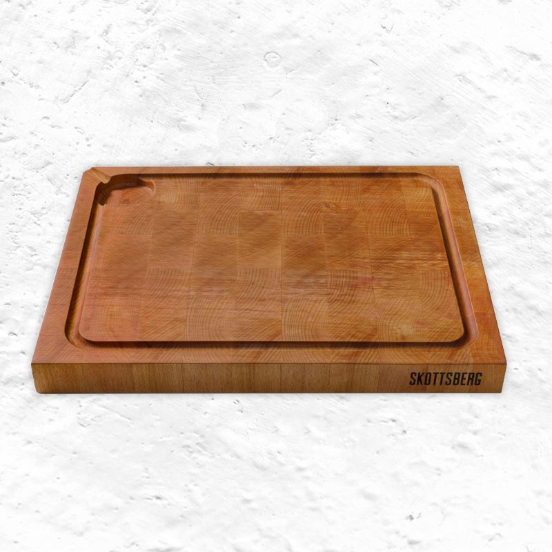 Skottsberg Wood Works Beech End Grain Cutting Board - 39cm x 30cm