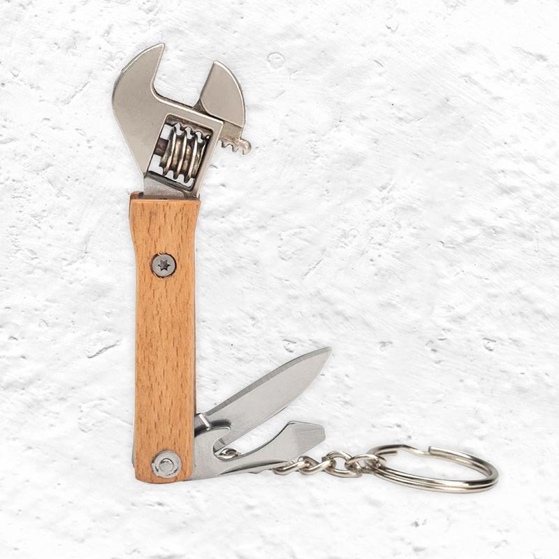 Wooden Mini Wrench Tool - by Kikkerland