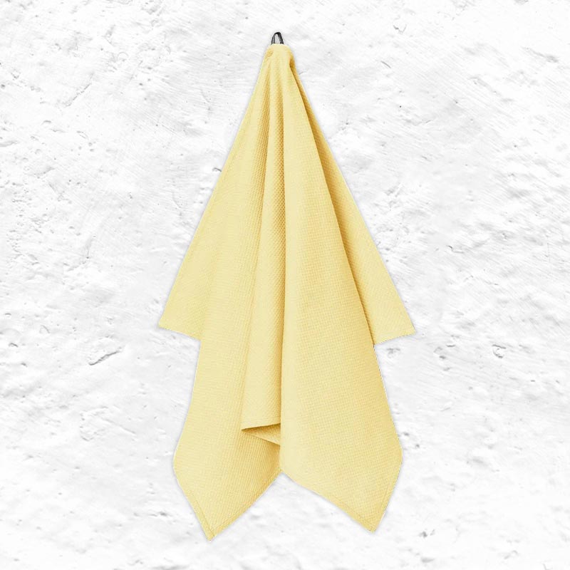 Yellow 1959 Tea Towel by Georg Jensen Damask