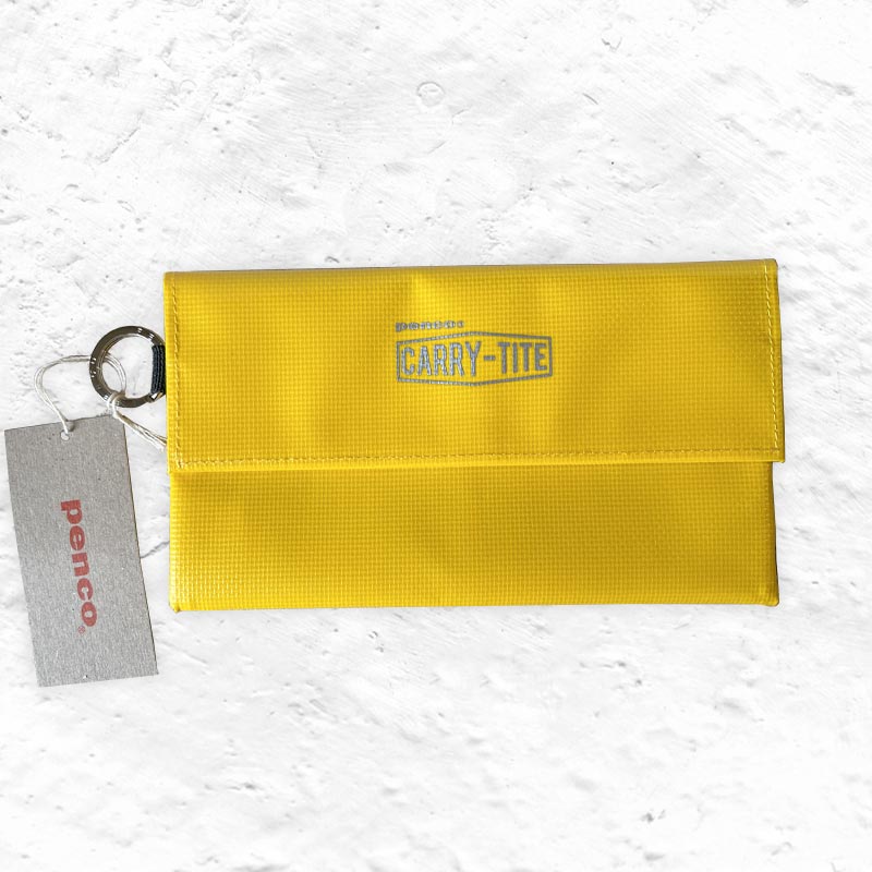 Penco Carry-Tite Case for Stationery/Tech/Travel - Yellow - by Hightide