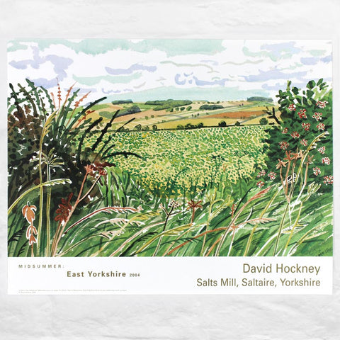 A Gap in the Hedgerow (from Midsummer: East Yorkshire) poster by David Hockney