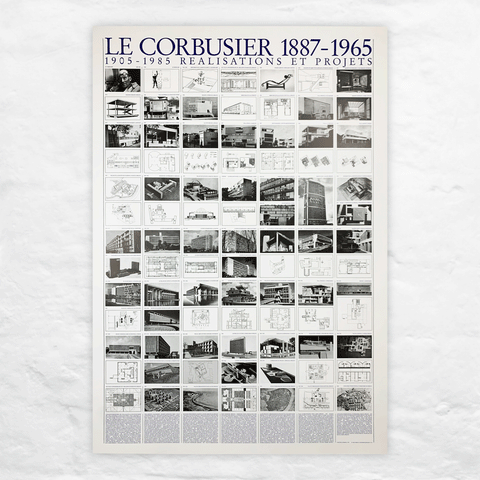 Le Corbusier, Realisations et Projects poster