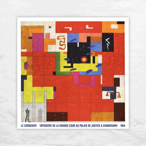 Le Corbusier: Tapestry for the High Court at Chandigarh / Wandteppich fur Chandigarh poster