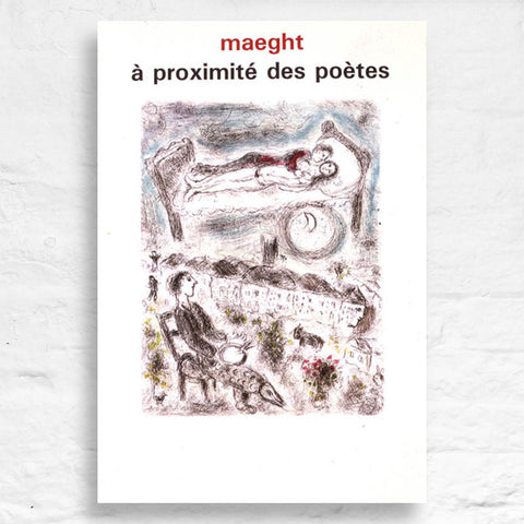 A Proximité Des Poetes / Close to the Poets poster by Marc Chagall