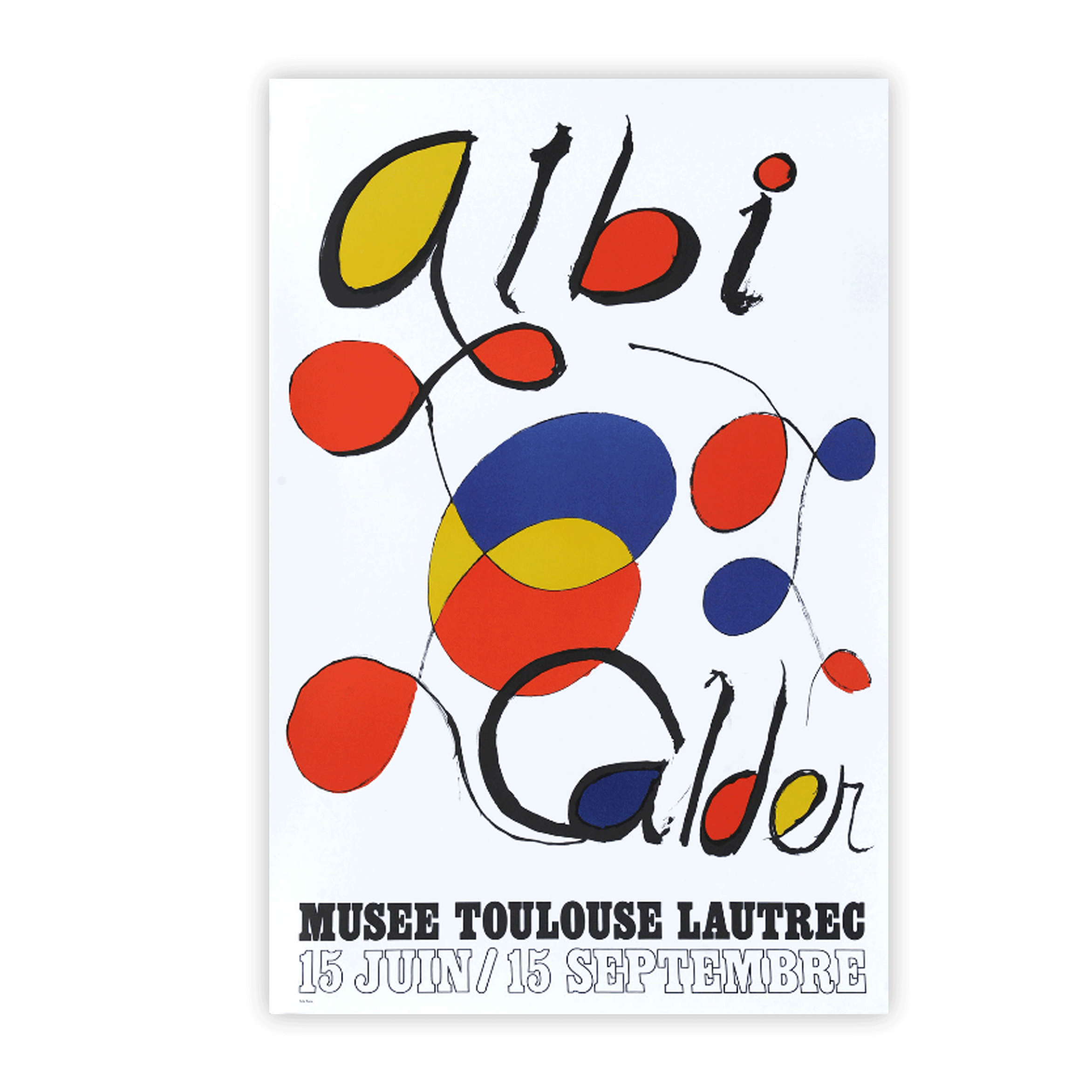 Albi 1971 exhibition poster by Alexander Calder Salts Mill Shop