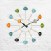 Ball wall clock (multicoloured) des. George Nelson, 1948 - 1960 (made by Vitra)