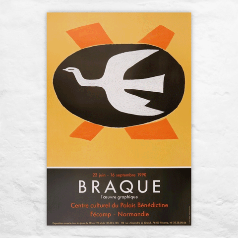 Georges Braque Bénédictine Fécamp Exhibition Poster, 1990
