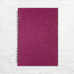Berry A4 Portrait Spiral Bound Sketchbook by Pink Pig (silk & banana leaf tissue cover)