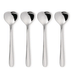 Set of 4 teaspoons - Big Love, 18/10 stainless steel - des Miriam Mirri (made by Alessi)