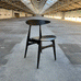 CH33P Chair - black laquered - des. Hans J. Wegner, 1957 (made by Carl Hansen & Son)
