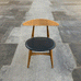 CH33P Chair - smoked oak / black leather - des. Hans J. Wegner, 1957 (made by Carl Hansen & Son)