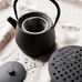 Cast iron teapot (black) by Nicholas Vahe