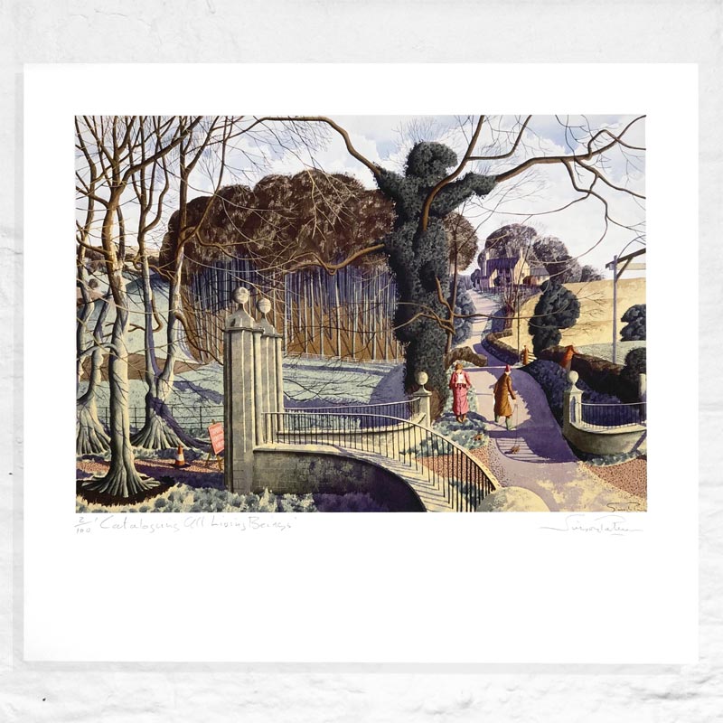 Cataloguing All Living Beings - Limited Edition Signed Print by Simon Palmer