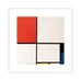 Composition in Red, Yellow and Blue, 1928 poster by Piet Mondrian