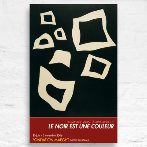 Constellation: 7 blanches sur noir by Jean Arp - 2006 exhibition poster