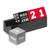 Cubes Perpetual Calendar by MoMA - Black & Red