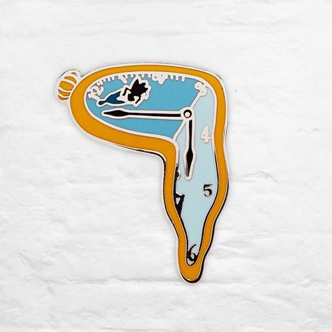 Salvador Dalí: Persistence of Memory Enamel Pin Badge