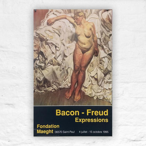 Standing by the Rags poster by Lucian Freud