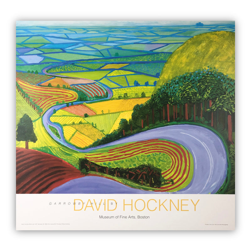 Garrowby Hill poster by David Hockney Salts Mill Shop
