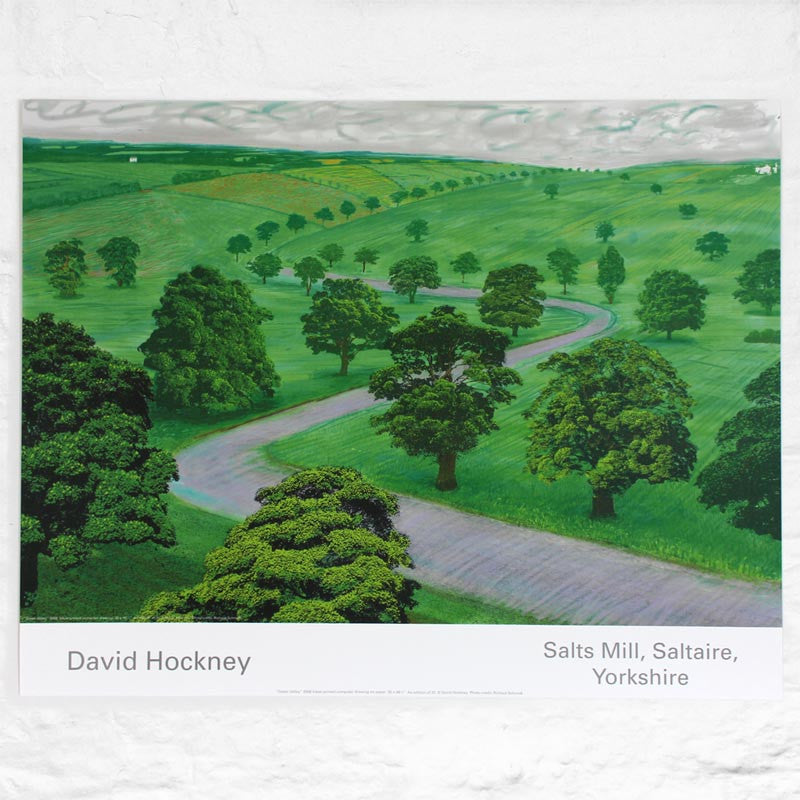 Green Valley poster by David Hockney