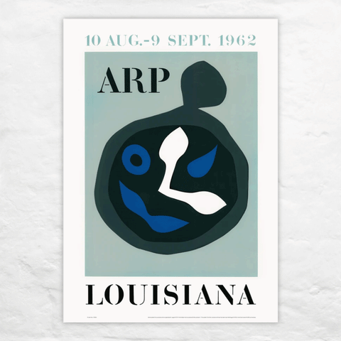'Jubilæumsplakat' Louisiana 1962 poster by Jean Arp