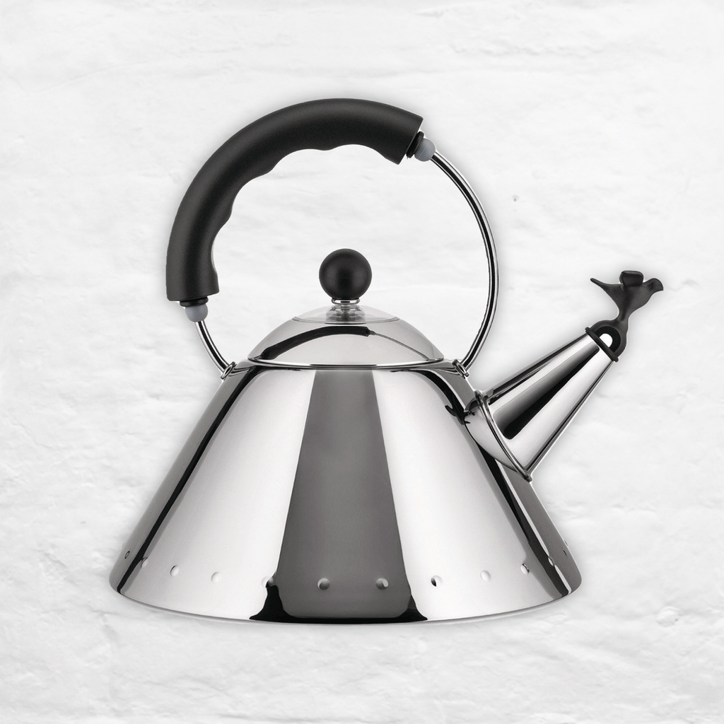 Kettle 9093 - black - des. Michael Graves, 1985 (made by Alessi)
