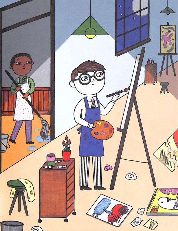 David Hockney - Little People Big Dreams by Maria Isabel Sánchez Vegara