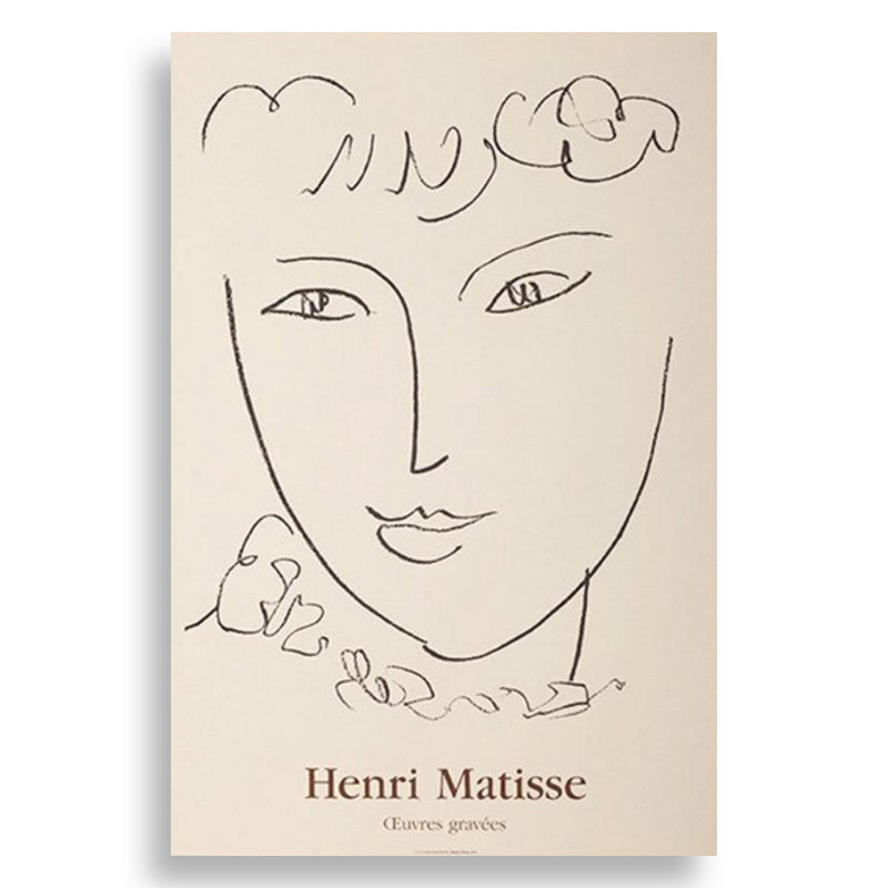 La Pompadour (1951) poster by Henri Matisse - 2006 exhibition poster ...