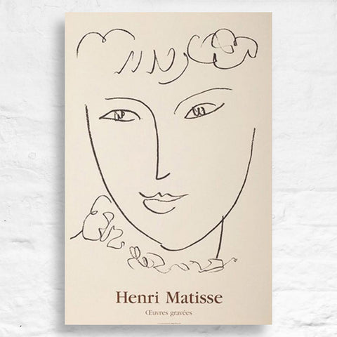 La Pompadour (1951) poster by Henri Matisse - 2006 exhibition poster