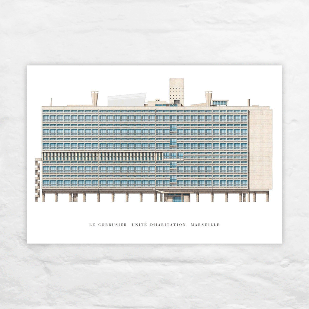 Le Corbusier: L'Unité d’Habitation, Marseille poster