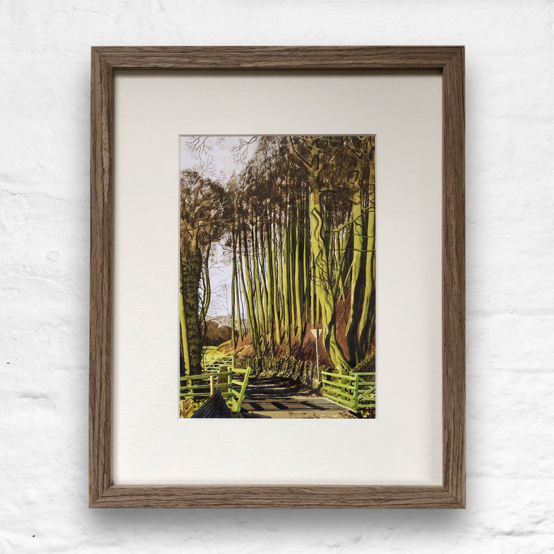 Longstone Peak by Simon Palmer - small framed print