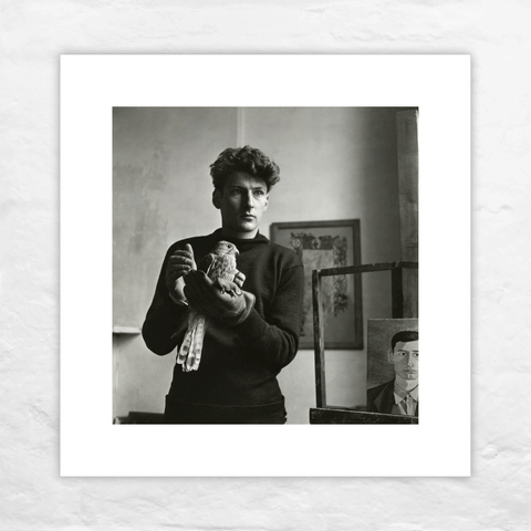 Lucien Freud, Vogue, December 1948 by Clifford Coffin (printed on gloss photo paper)