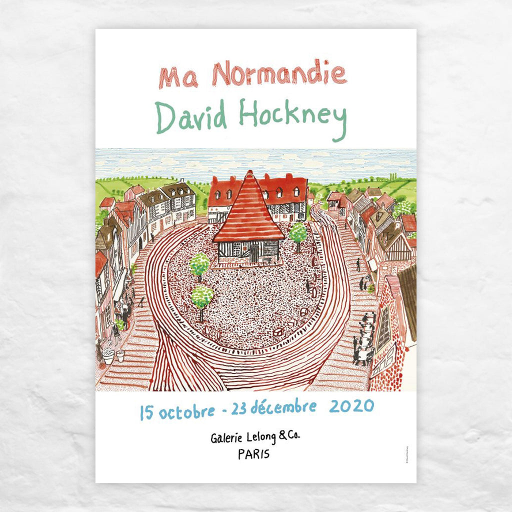 Ma Normandie poster by David Hockney (Galerie Lelong, Paris, 2020)